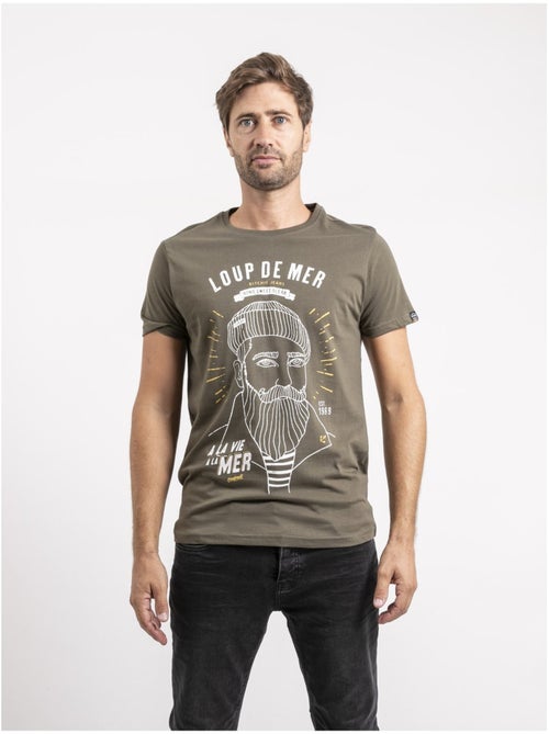 T-shirt manches courtes pur coton JEPASTEL - Kiabi