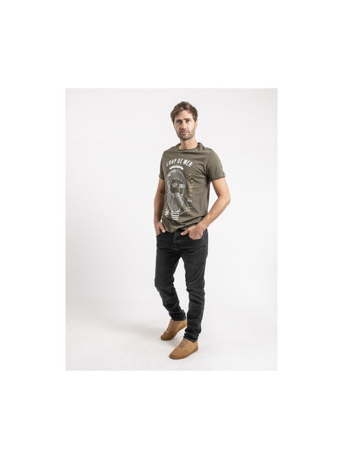 T-shirt manches courtes pur coton JEPASTEL - Kiabi