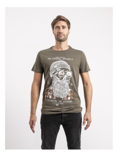 T-shirt manches courtes pur coton JOCOLZA - Kiabi