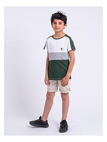 T-shirt manches courtes pur coton NABALIA garçon