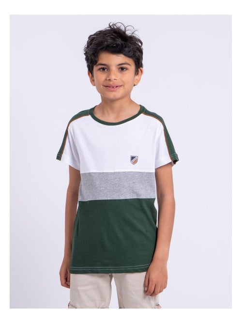T-shirt manches courtes pur coton NABALIA garçon - Kiabi