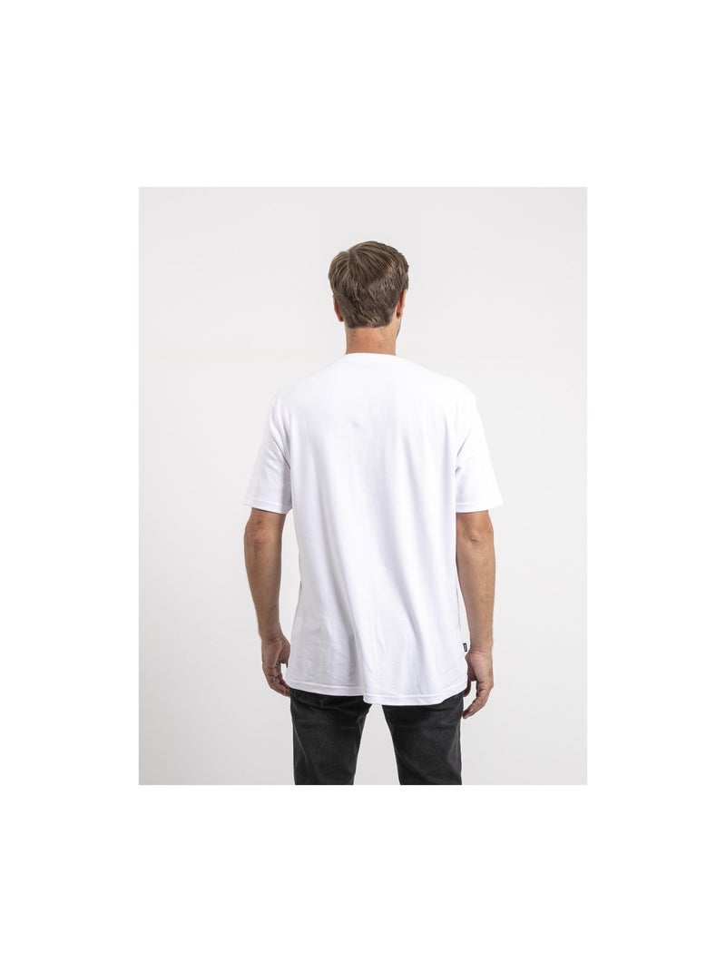 T-shirt manches courtes pur coton oversize JOCITRON Blanc - Kiabi