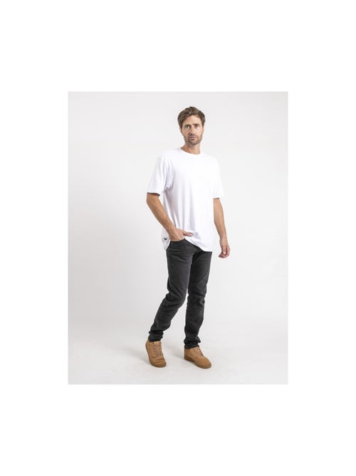 T-shirt manches courtes pur coton oversize JOCITRON - Kiabi