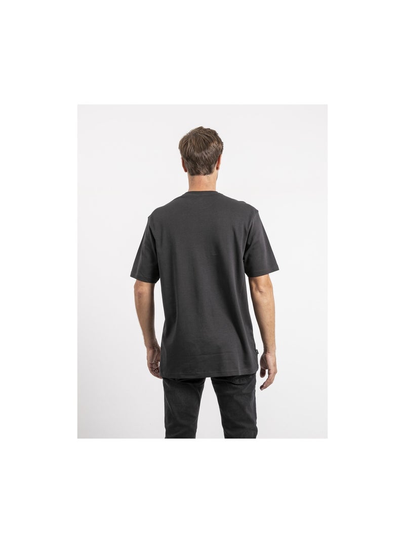 T-shirt manches courtes pur coton oversize JOCITRON Gris - Kiabi