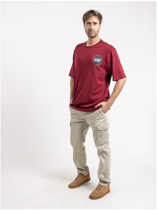 T-shirt manches courtes pur coton oversize JONGAME - Kiabi T-shirt manches courtes pur coton oversize JONGAME - Kiabi