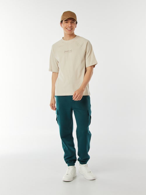 T-shirt manches courtes raglan imprimé - Kiabi T-shirt manches courtes raglan imprimé - Kiabi