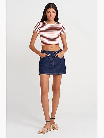 T-shirt manches courtes rayé dilvin