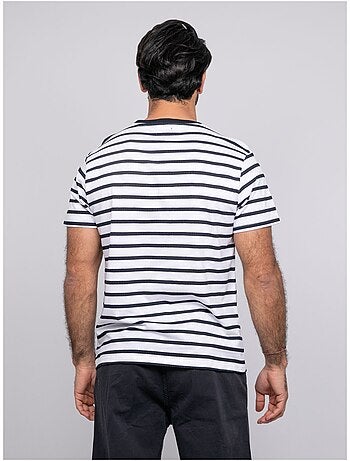 T-shirt manches courtes rayures NAFRO