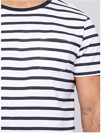 T-shirt manches courtes rayures NAFRO