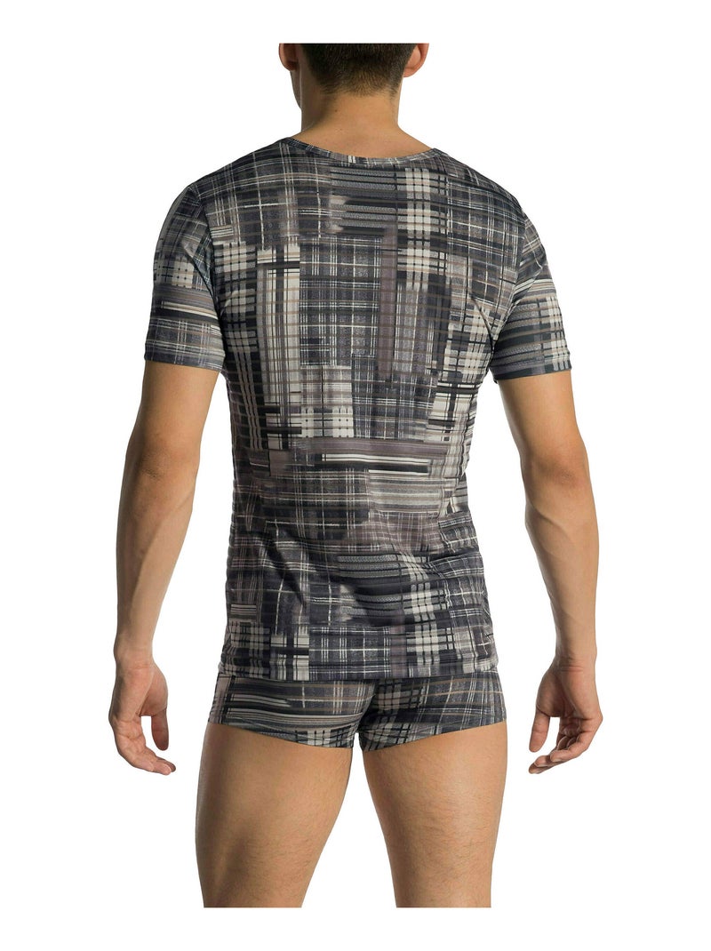 T-Shirt manches courtes RED 1772 Gris - Kiabi