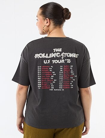 T-shirt manches courtes 'Rolling stones'