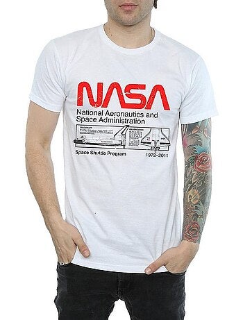 T-shirt manches courtes space shuttle - nasa