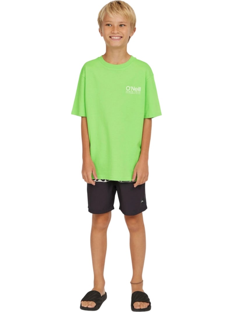 T-shirt manches courtes style logo original cali - o´neill Vert - Kiabi