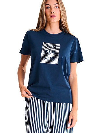 T-shirt manches courtes Sun Sea Fun SUMMERTIME