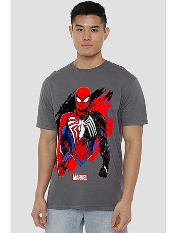 T-shirt manches courtes symbiote - homme araignée