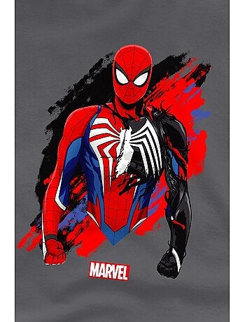 T-shirt manches courtes symbiote - homme araignée