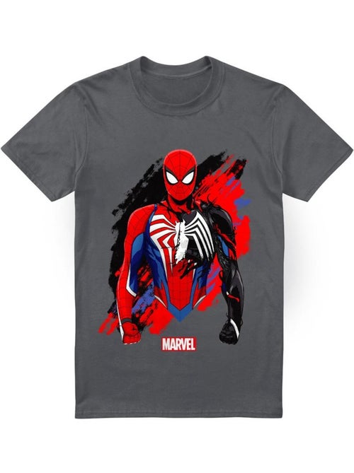 T-shirt manches courtes symbiote - homme araignée - Kiabi