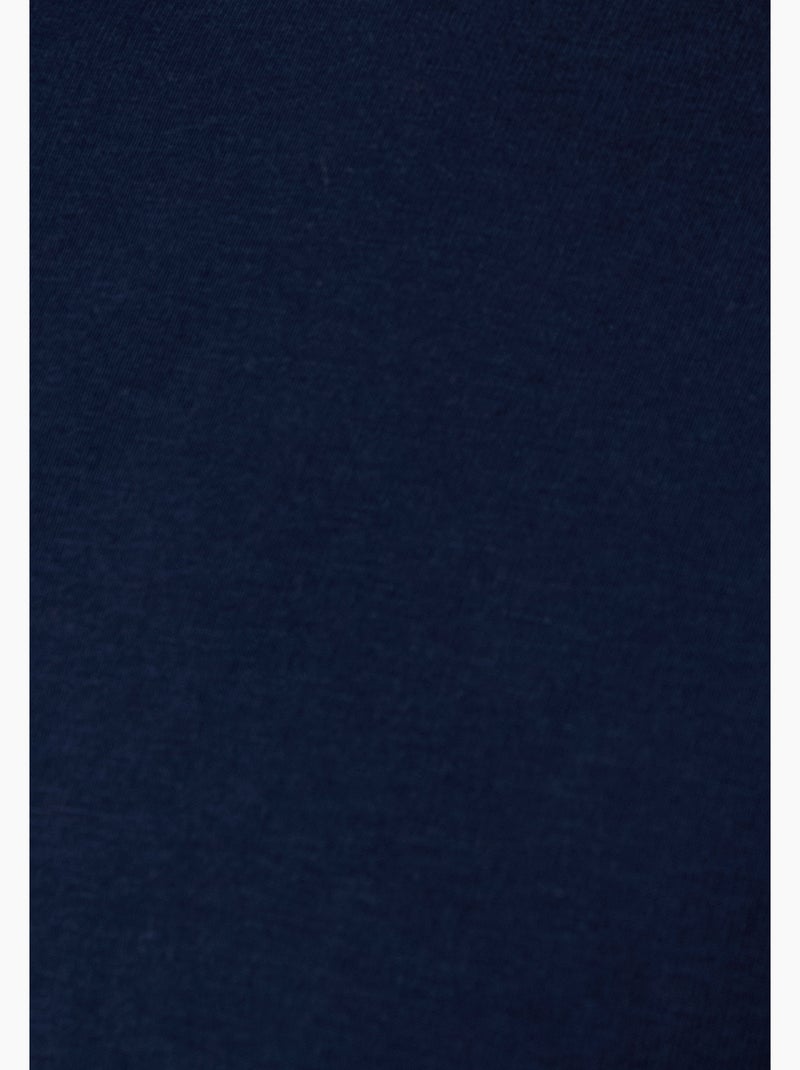 T-shirt manches courtes thermolactyl sensitive - damart Bleu marine - Kiabi