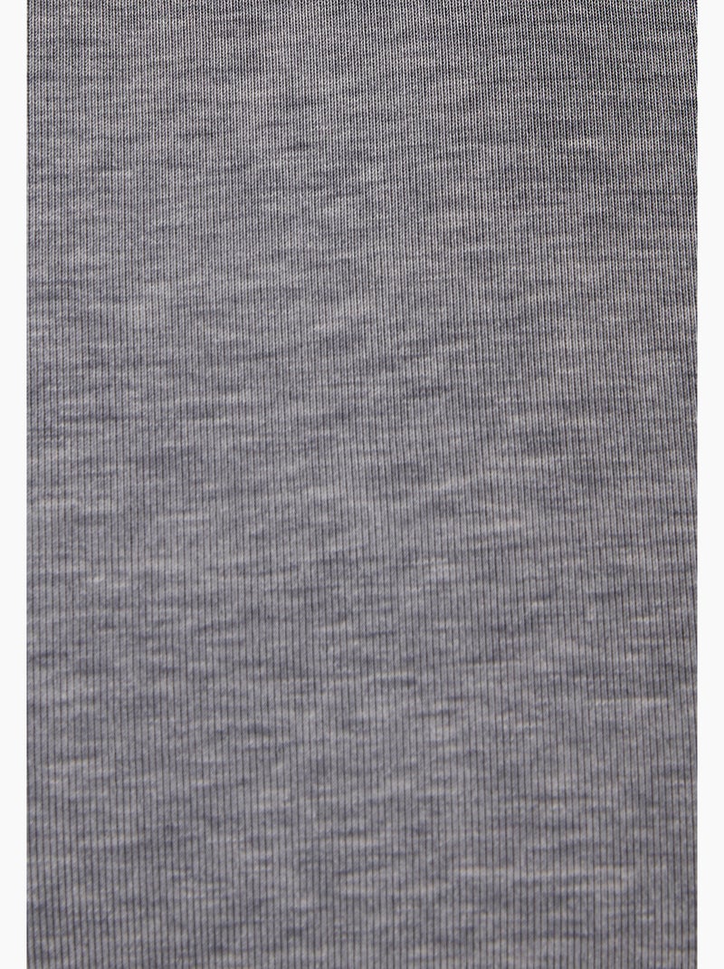 T-shirt manches courtes Thermolactyl Sensitive - Damart Gris chiné - Kiabi