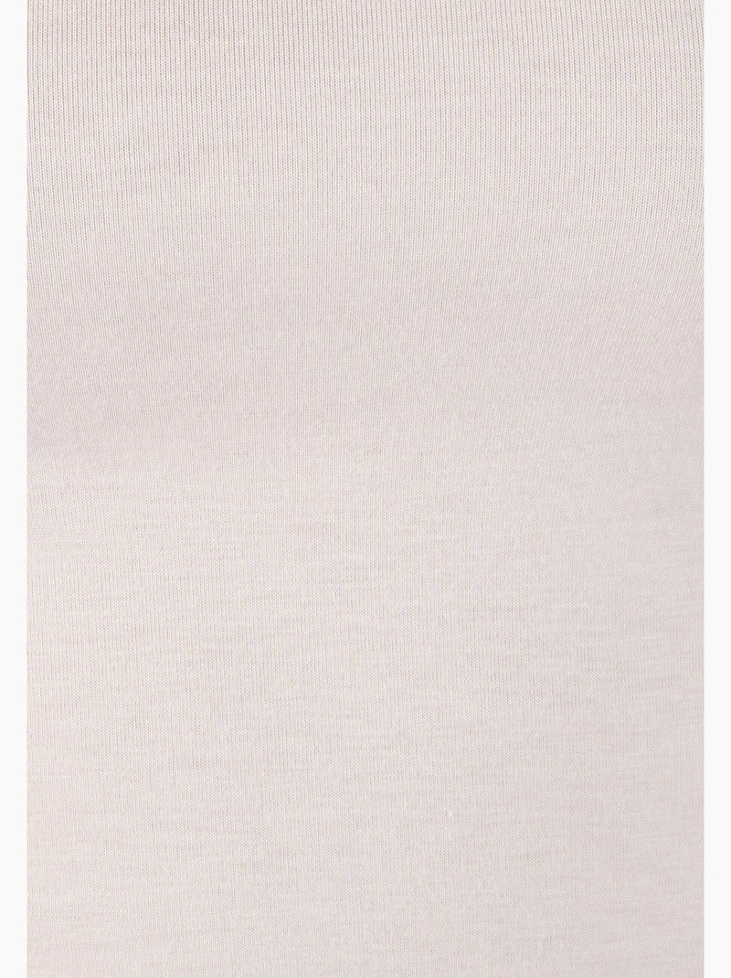 T-shirt manches courtes Thermolactyl Sensitive thermique - Damart Beige clair - Kiabi