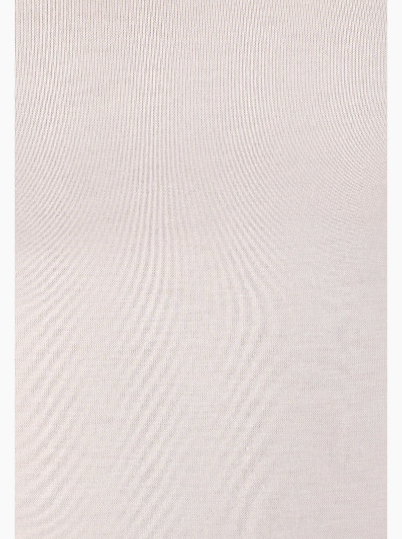 T-shirt manches courtes Thermolactyl Sensitive thermique - Damart Beige sable - Kiabi