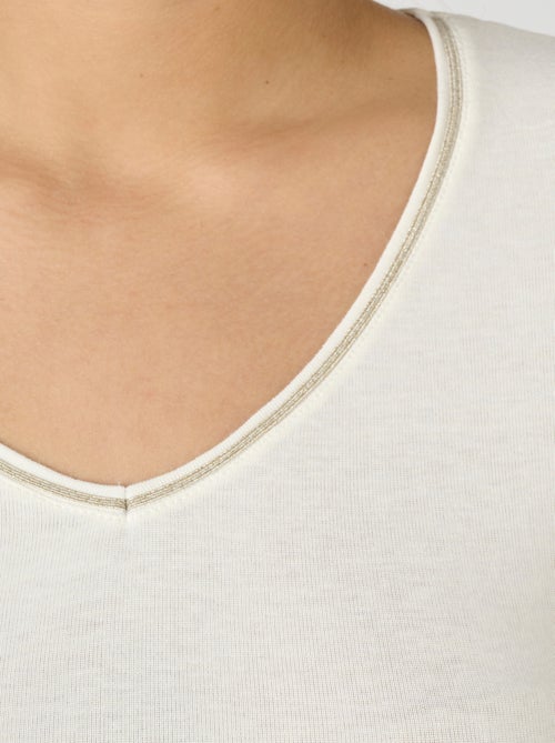 T-shirt manches courtes Thermolactyl Sensitive thermique - Damart - Kiabi