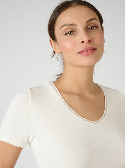 T-shirt manches courtes Thermolactyl Sensitive thermique - Damart - Kiabi