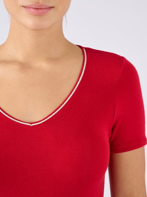 T-shirt manches courtes thermolactyl sensitive thermique - damart - Kiabi T-shirt manches courtes thermolactyl sensitive thermique - damart - Kiabi