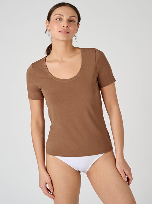T-shirt manches courtes thermorégulant Evolutyl - Damart - Kiabi