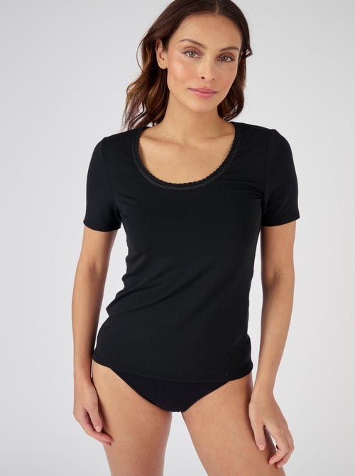 T-shirt manches courtes thermorégulant Evolutyl - Damart - Kiabi