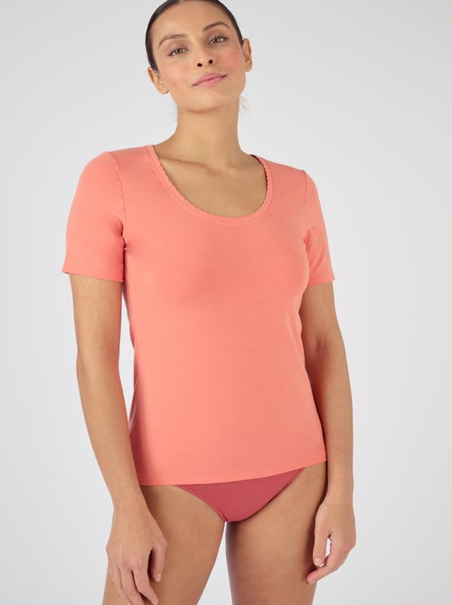 T-shirt manches courtes thermorégulant Evolutyl - Damart - Kiabi