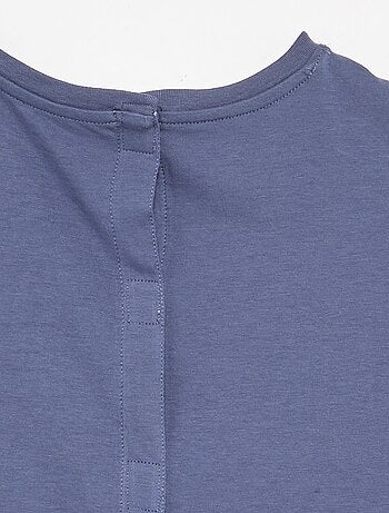 T-shirt en jersey imprimé pour homme à col rond