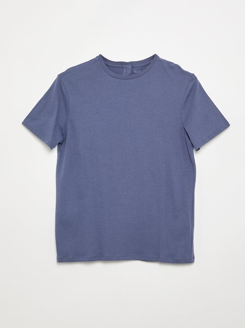 T-shirt manches courtes uni - collection facile à enfiler - Kiabi T-shirt manches courtes uni - collection facile à enfiler - Kiabi