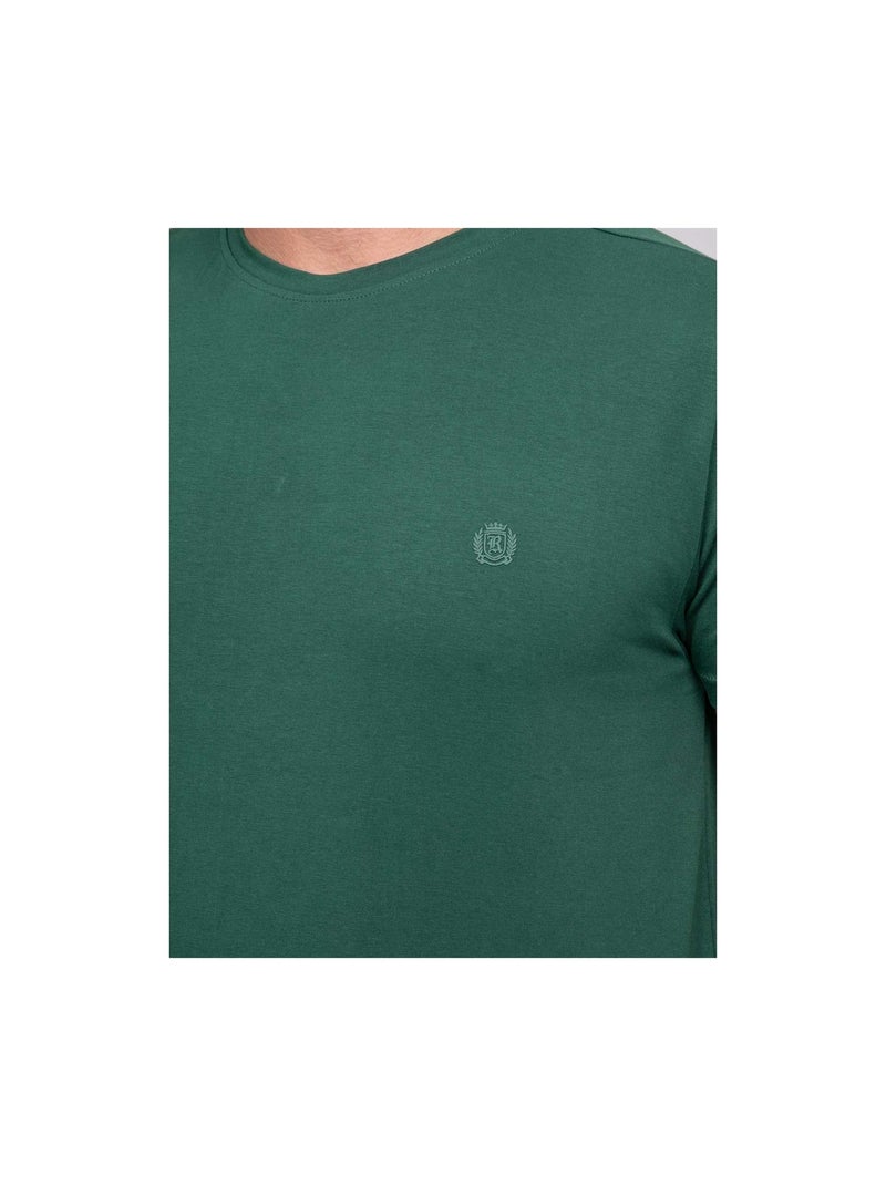 T-shirt manches courtes uni JEDDA Vert - Kiabi