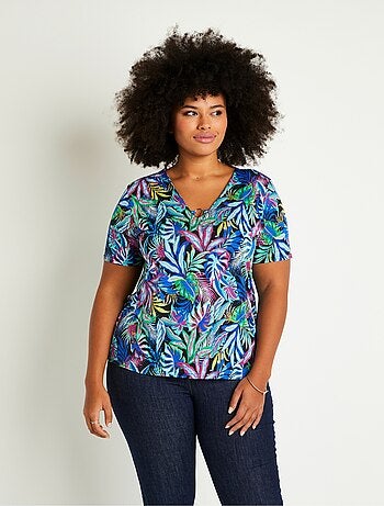 T-shirt manches courtes uni ou imprimé