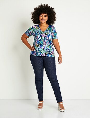 T-shirt manches courtes uni ou imprimé