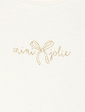 T-shirt manches longue impirmé