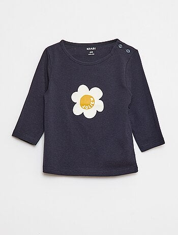 T-shirt manches longue impirmé