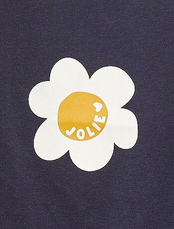 T-shirt manches longue impirmé