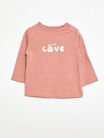 T-shirt manches longue impirmé