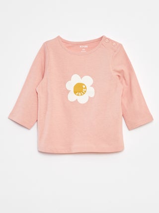 T-shirt manches longue impirmé