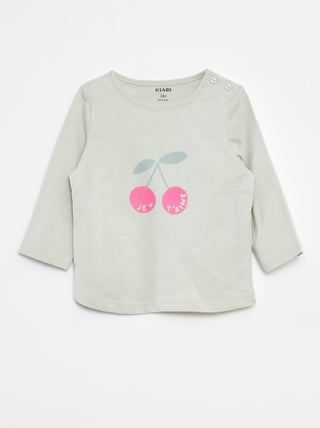 T-shirt manches longue impirmé
