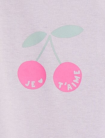 T-shirt manches longue impirmé