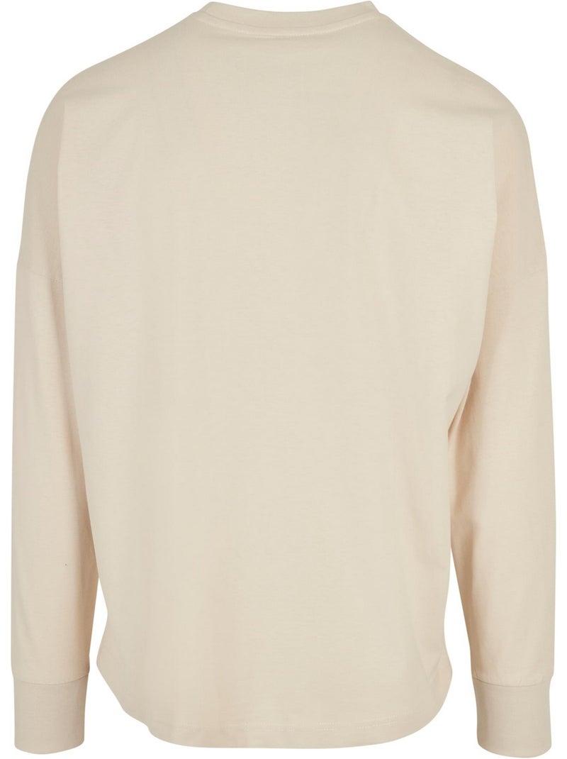 T-shirt manches longues - build your brand Beige - Kiabi