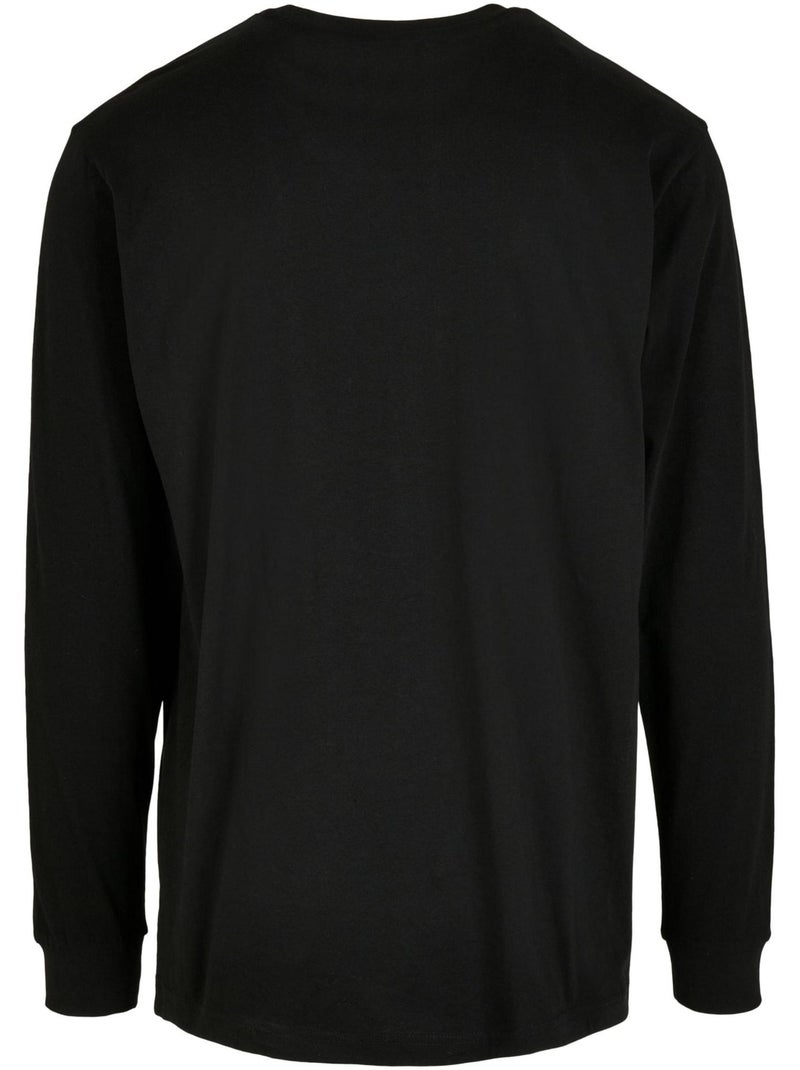 T-shirt manches longues - build your brand Noir - Kiabi
