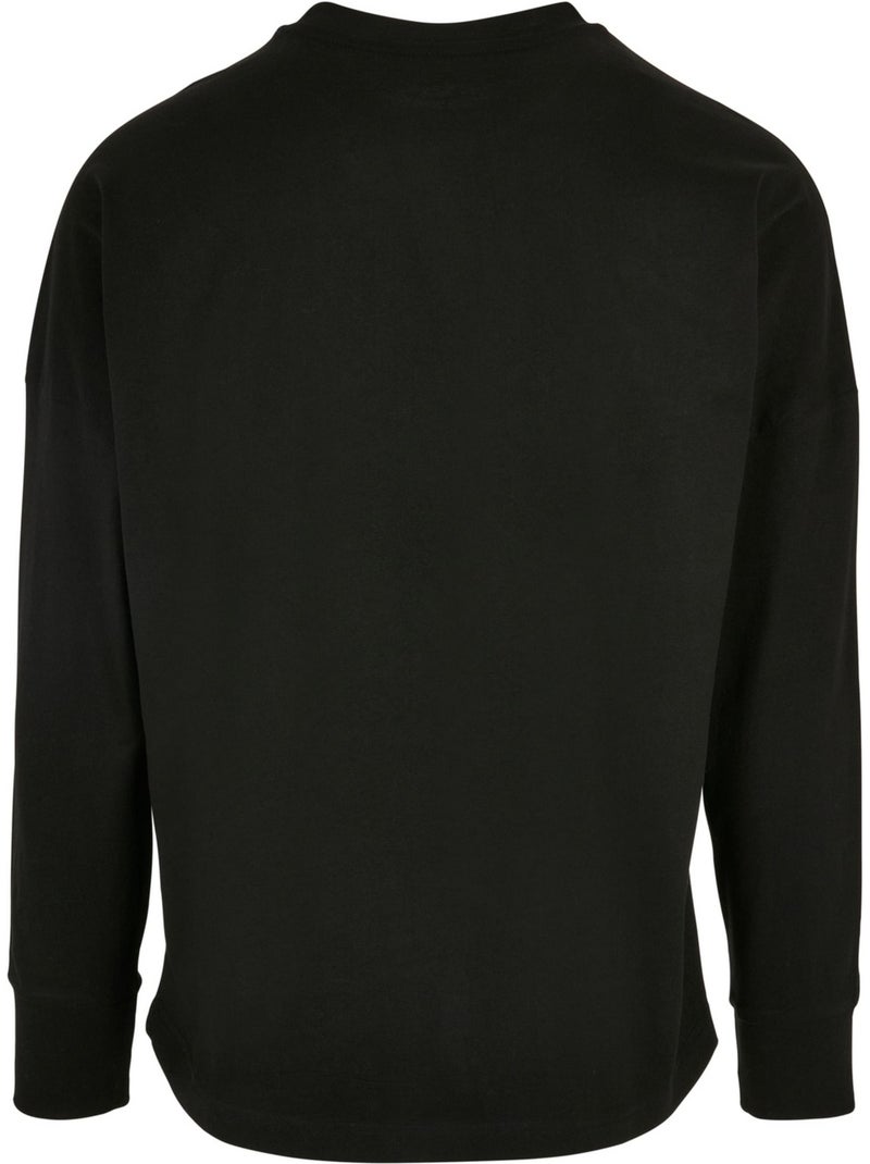 T-shirt manches longues - build your brand Noir - Kiabi