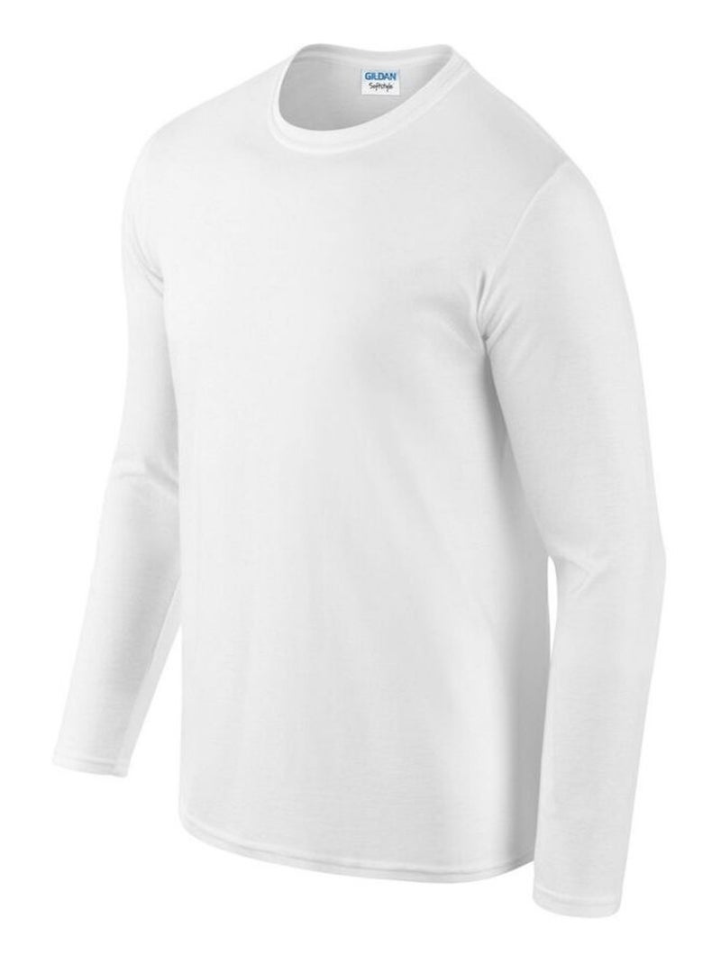 T-shirt manches longues - gildan Blanc - Kiabi