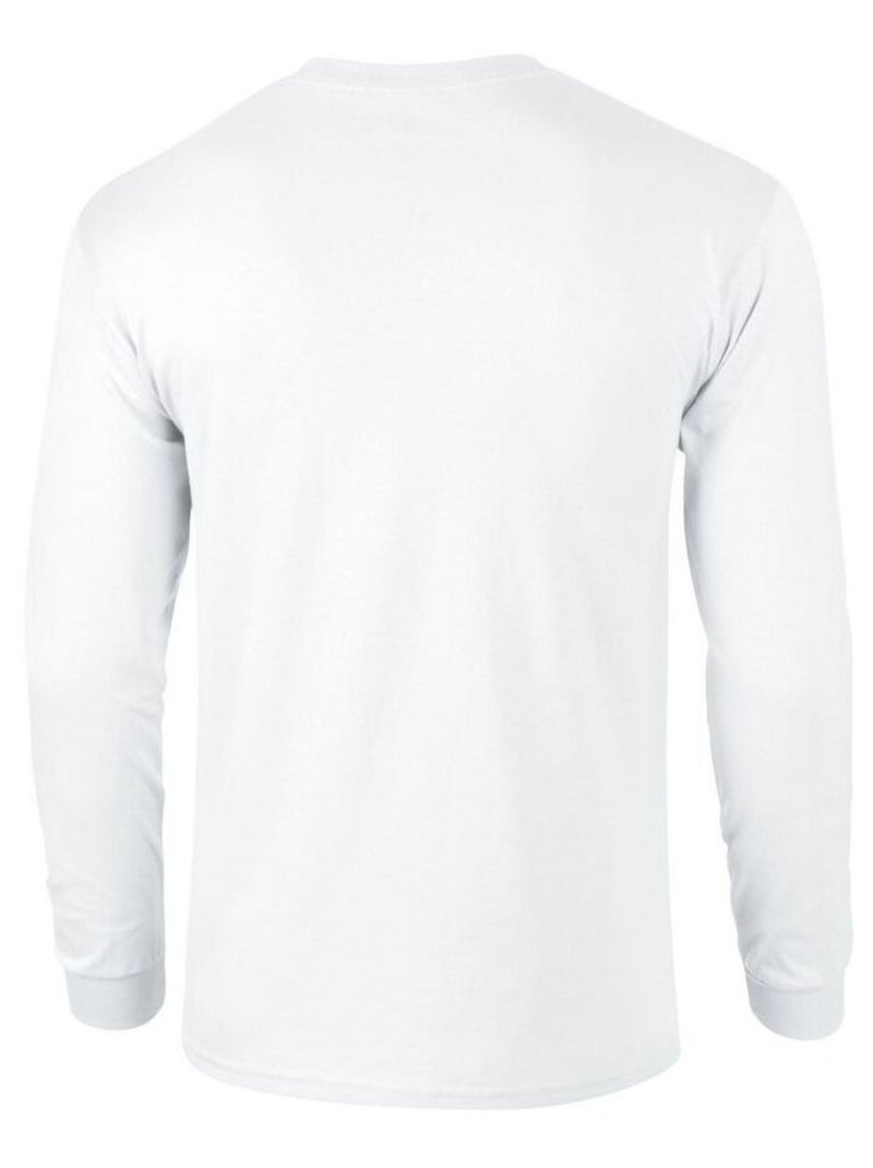 T-shirt manches longues - gildan Blanc - Kiabi