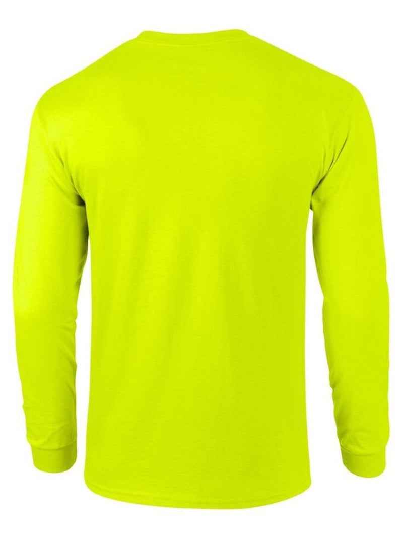 T-shirt manches longues - gildan Vert fluo - Kiabi