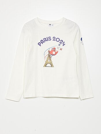 T-shirt manches longues - Paris 2024 - Kiabi